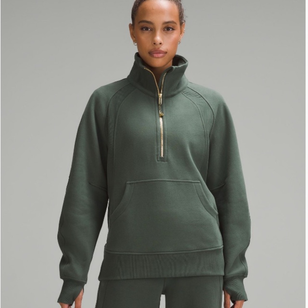 Lululemon scuba oversized funnel-neck half zip *long